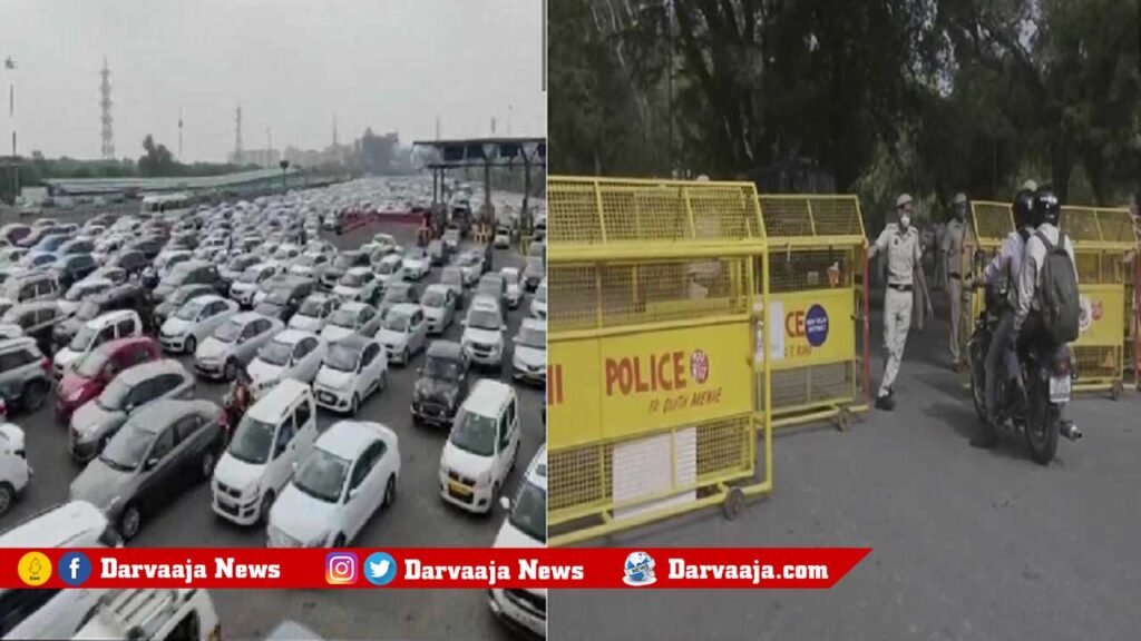 traffic-Delhi-border-1024x576 Agnipath scheme: ఢిల్లీలో భారీగా ట్రాఫిక్ జామ్.. !
