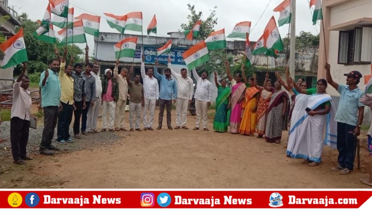 nangnoor-13 "ఇంటింటా త్రివర్ణ పతాకం ఎగరవేద్దాం.." నంగునూర్ మండల కేంద్రంలో ఘనంగా వజ్రోత్సవ వేడుకలు