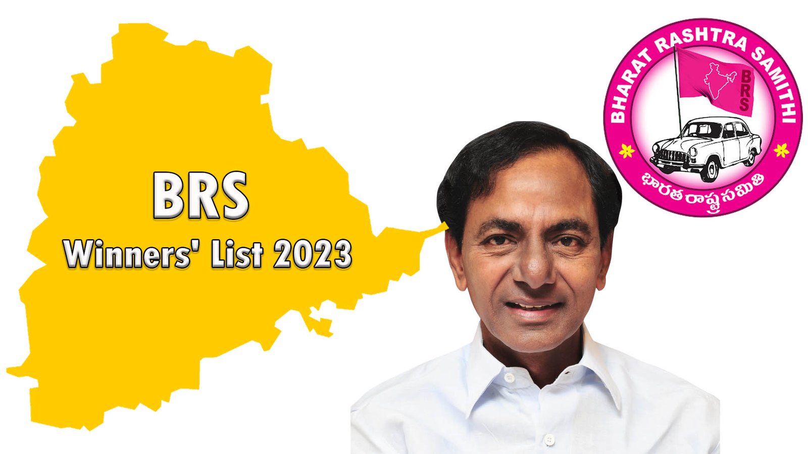 ' List 2023, Telangana Election Results 2023