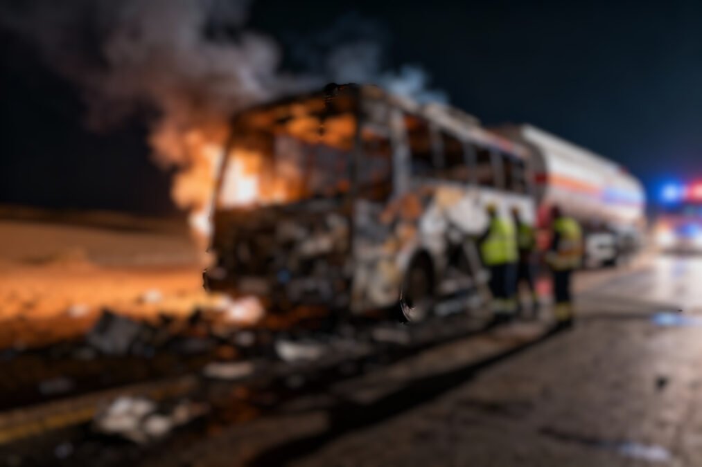 Saudi Arabia bus tragedy claims 45 Hyderabad pilgrims including 18 from one family